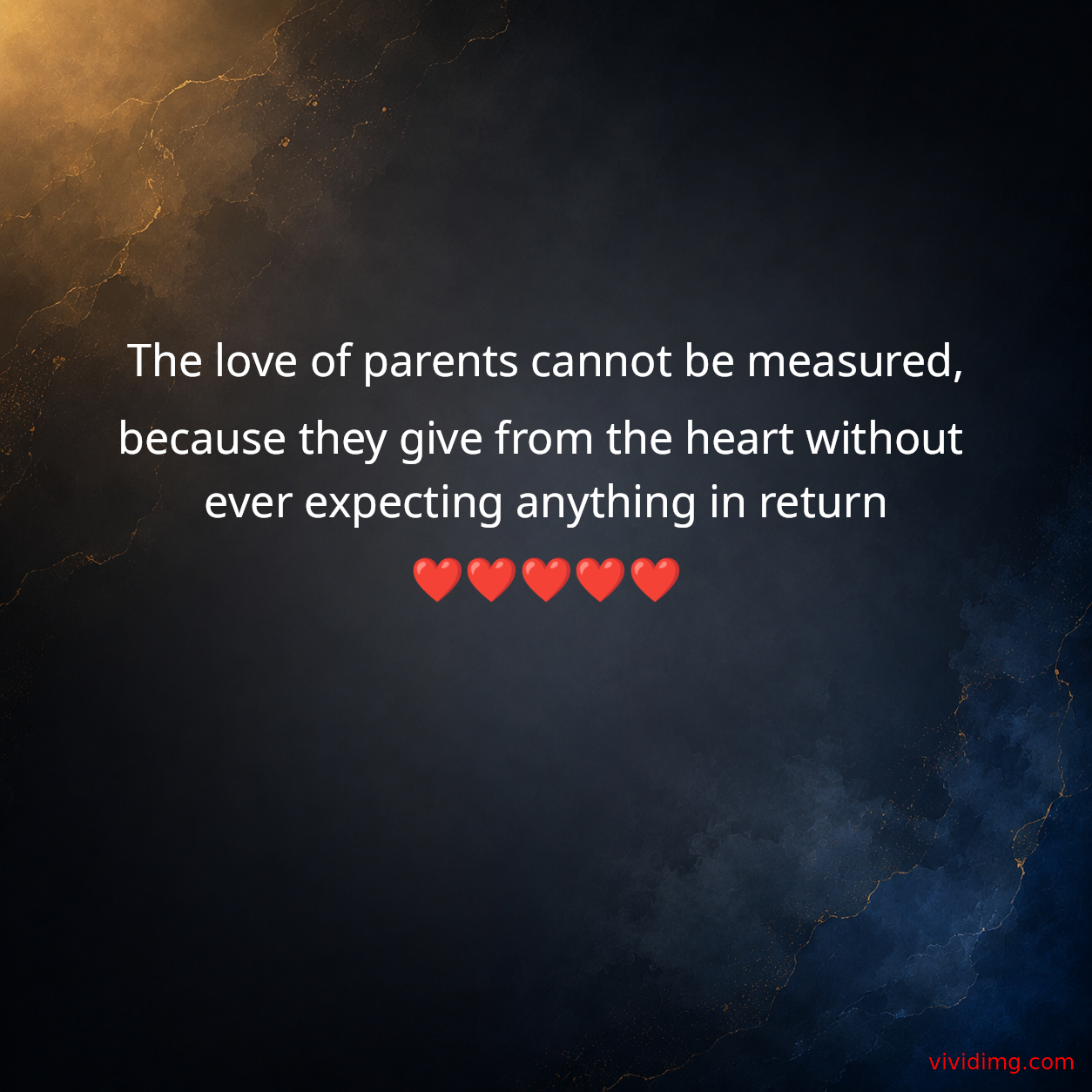 The love of parents cannot be measured,because they give from the heart without ever expecting anything in return❤️❤️❤️❤️❤️