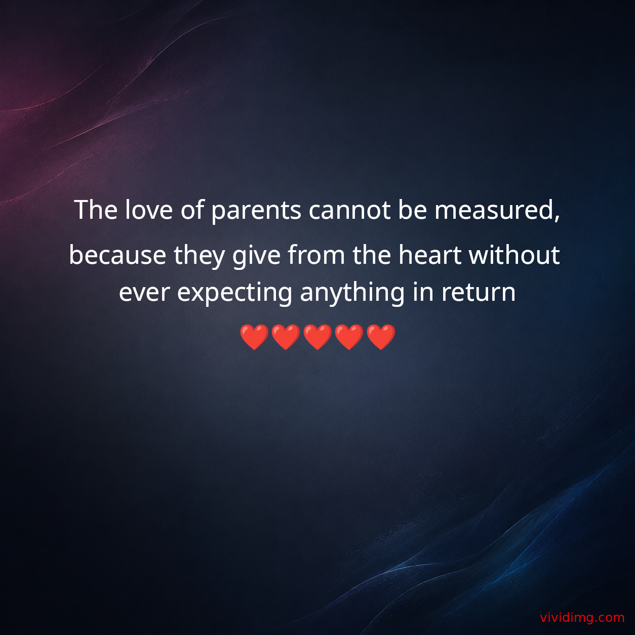 The love of parents cannot be measured,because they give from the heart without ever expecting anything in return❤️❤️❤️❤️❤️